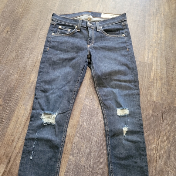 Rag and bone distressed capri jeans - Picture 9 of 10